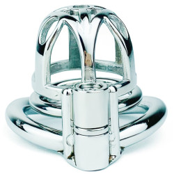 CockLock Cage de chasteté en métal Trig Cage 4 x 3.5cm